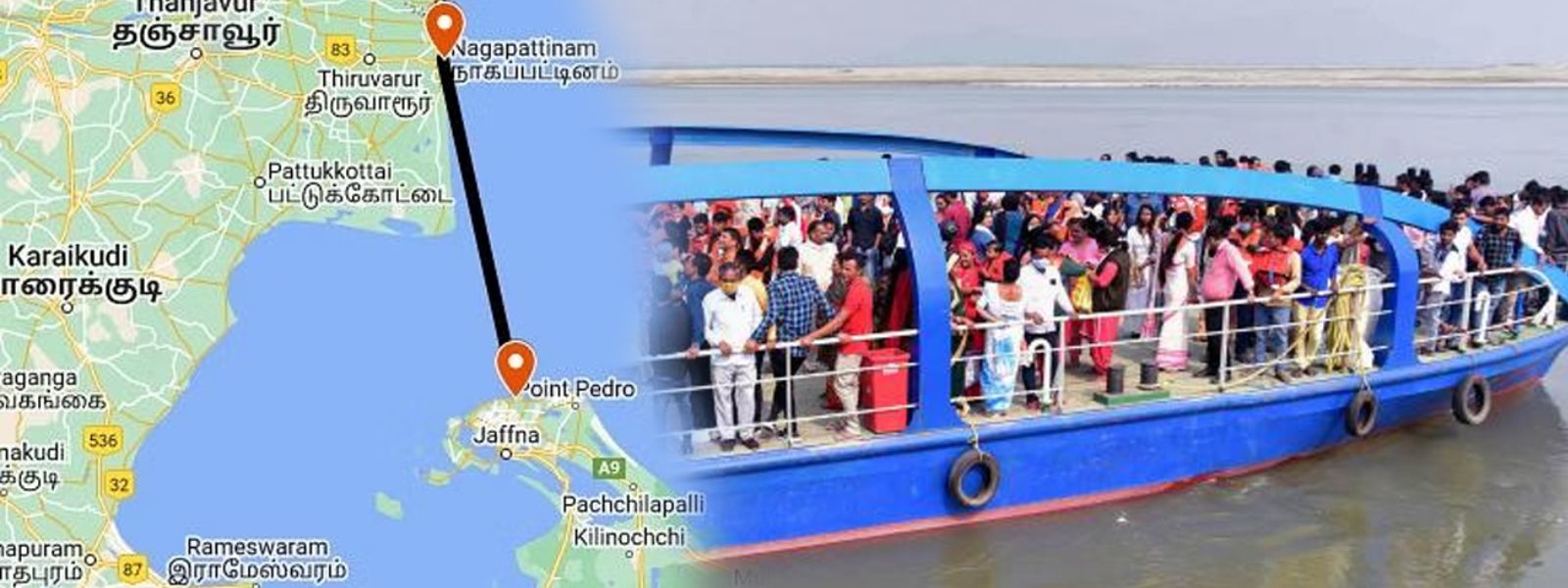 Ind-SL Ferry Service Temporarily Suspended